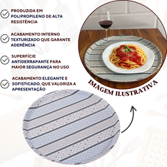 Bandeja Servir Antiderrapante Estampada