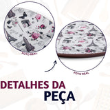 Bandeja Servir Redonda Antiderrapante Paris
