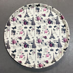 Bandeja Servir Redonda Antiderrapante Paris