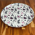 Bandeja Servir Redonda Antiderrapante Paris