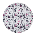 Bandeja Servir Redonda Antiderrapante Paris