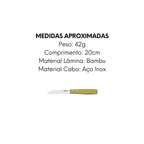 Faca de Legumes Paixão Nacional - A Gourmet