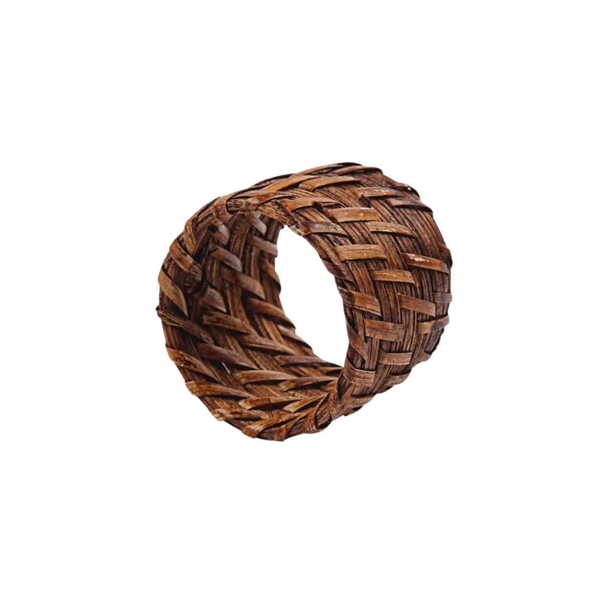 Anel de Guardanapo Rattan Escuro