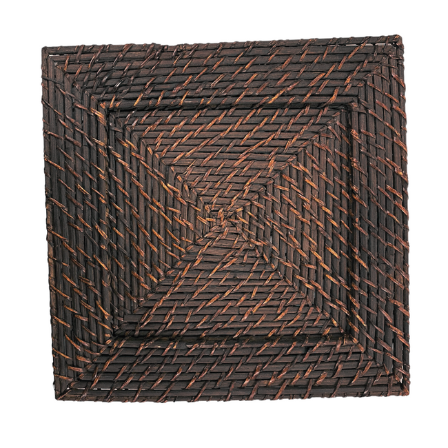 Sousplat de Rattan Quadrado 33cm GZT Hover Image