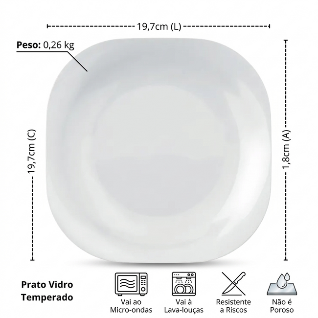 Prato Sobremesa Opaline Plaza Main Image
