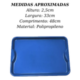 Bandeja em Polipropileno Home Azul