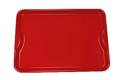 Bandeja em Platico Para Servir Home Vermelha HomePlas