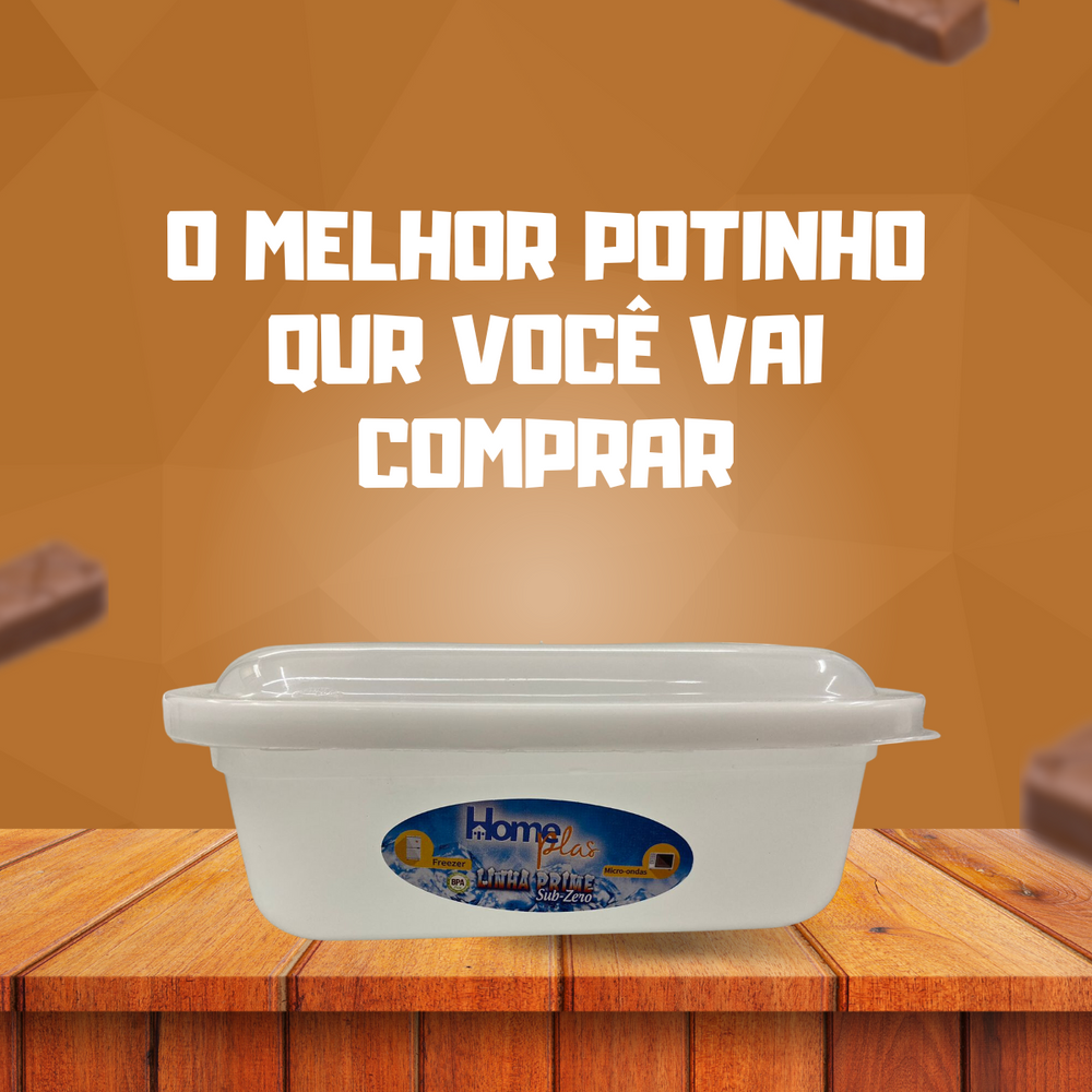 Pote Organizador de Plastico 750ml HomePlas