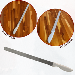 Faca serrilhada Pão Massas inox