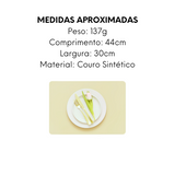 Lugar Americano Creme de Couro Sintético - A Gourmet