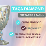 Taça Diamond Furtacor de Vidro 340ml