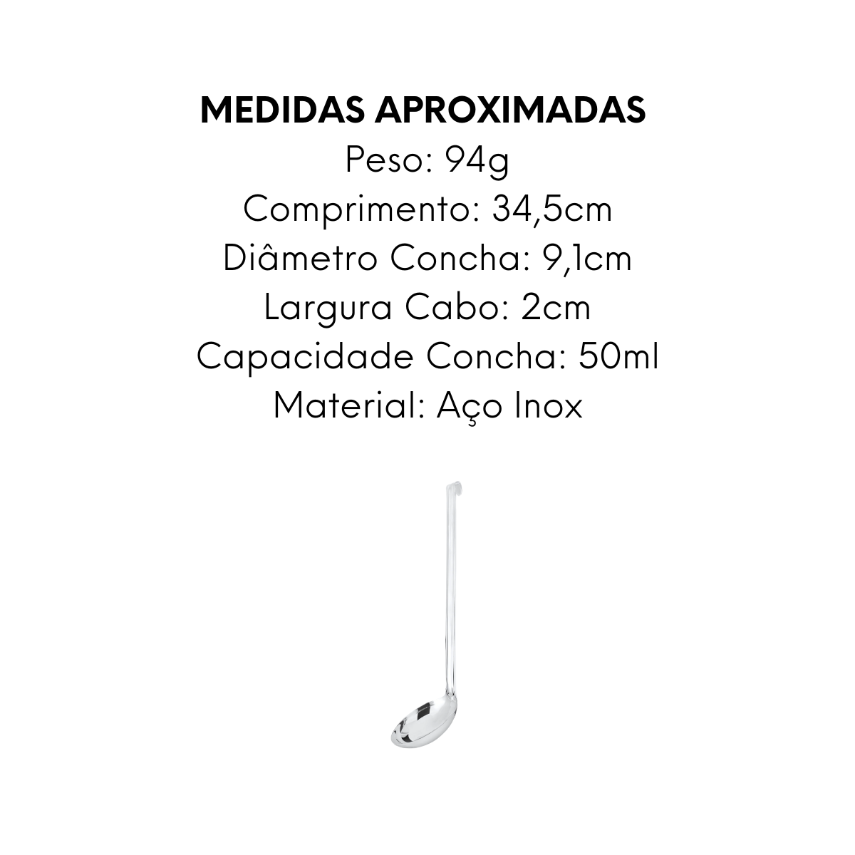 Concha Terrina em Aço Inox com Virola - A Gourmet