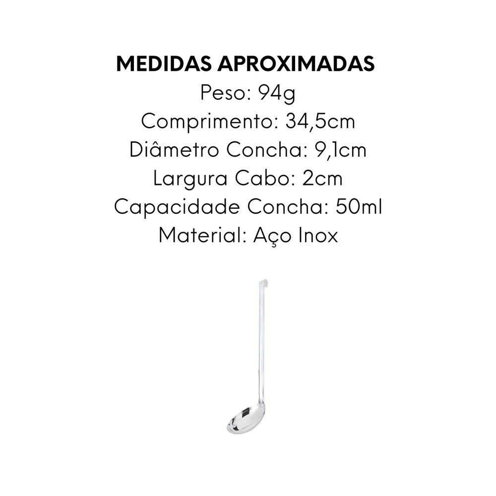 Concha Terrina em Aço Inox com Virola - A Gourmet