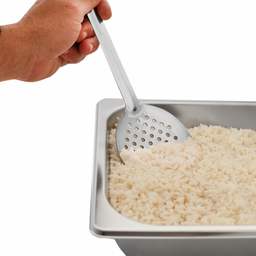 Escumadeira em Aço Inox C/Virola - A Gourmet