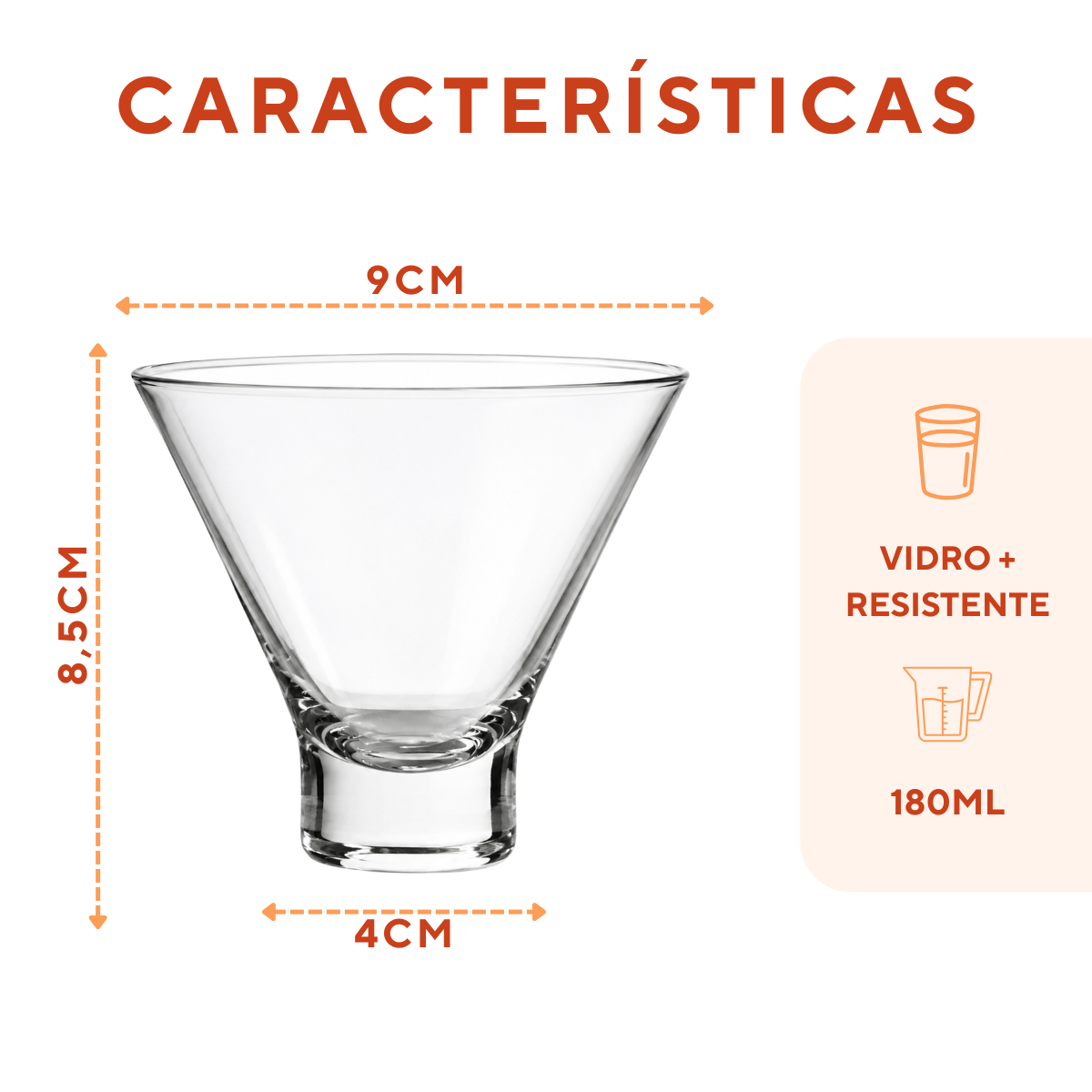Taça Ilhabela Vidro 180ml