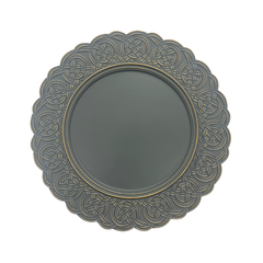 Sousplat cinza elegante