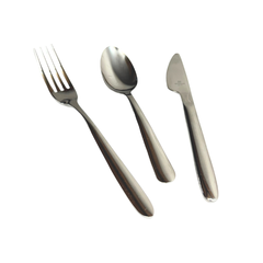 Conjunto Talher Sobremesa Café Hercules Aço Inox