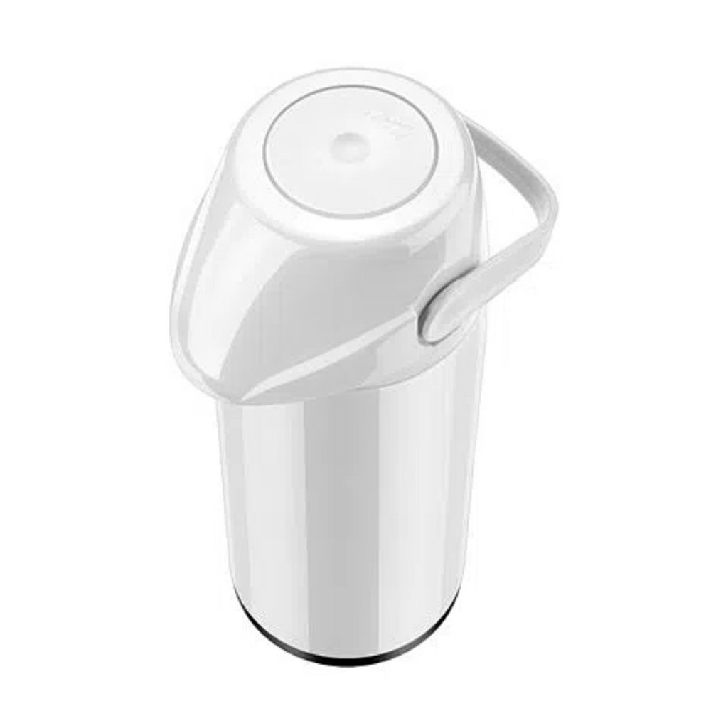 Garrafa Térmica Branca Air Pot PP Slim 1,8L Invicta