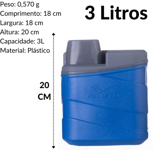 Garrafa Térmica Maratona Incess Blue 3L