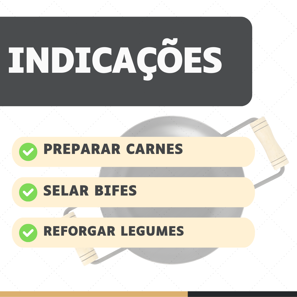 Tacho Aço Carbono 41cm