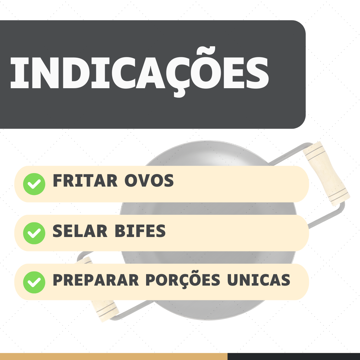 Tacho Aço Carbono 22cm