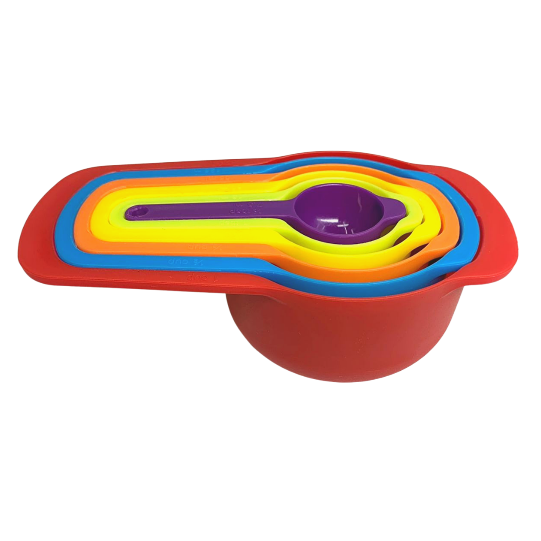Jogo Colher De Medidas Colors Colorido 6pçs Infinite