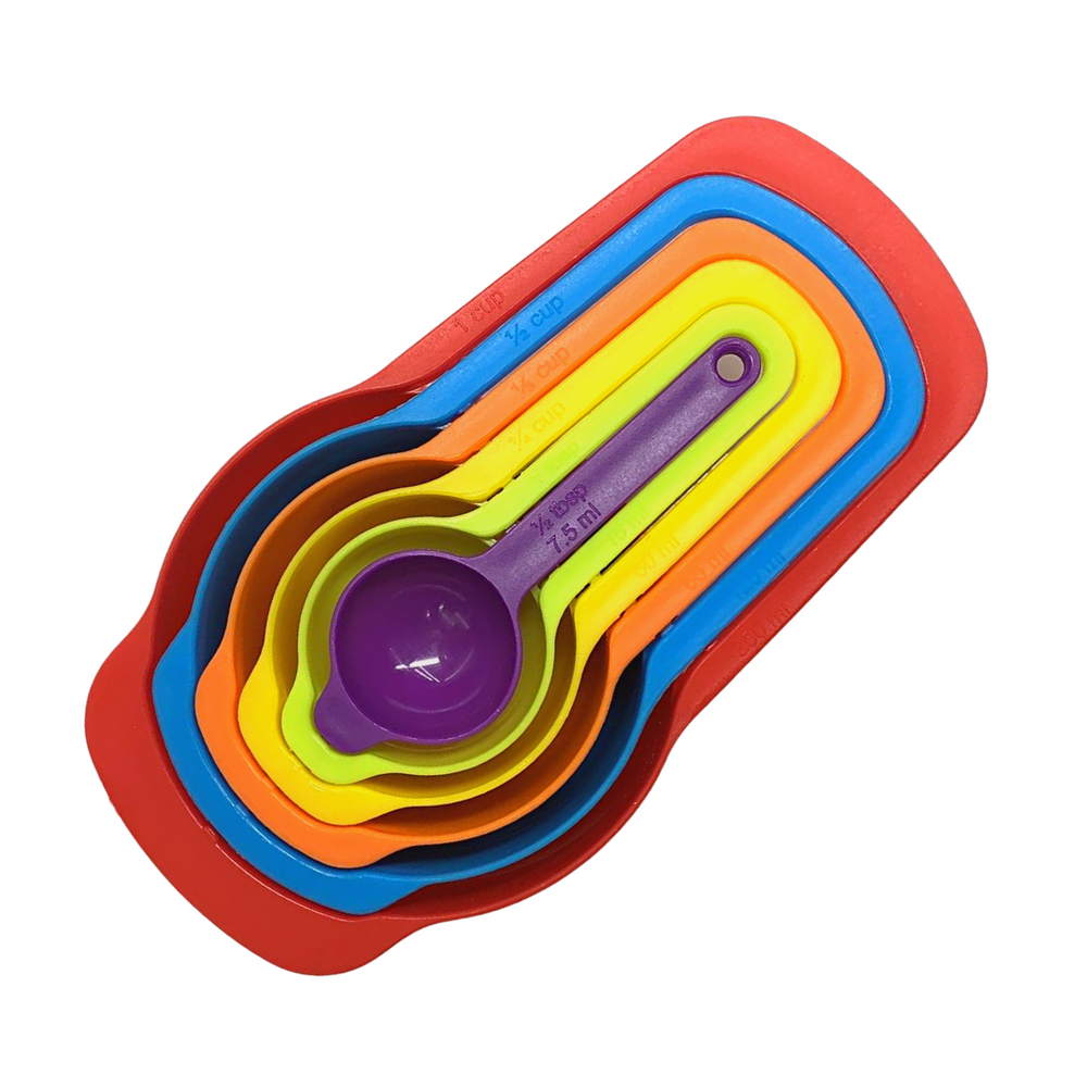 Jogo Colher De Medidas Colors Colorido 6pçs Infinite