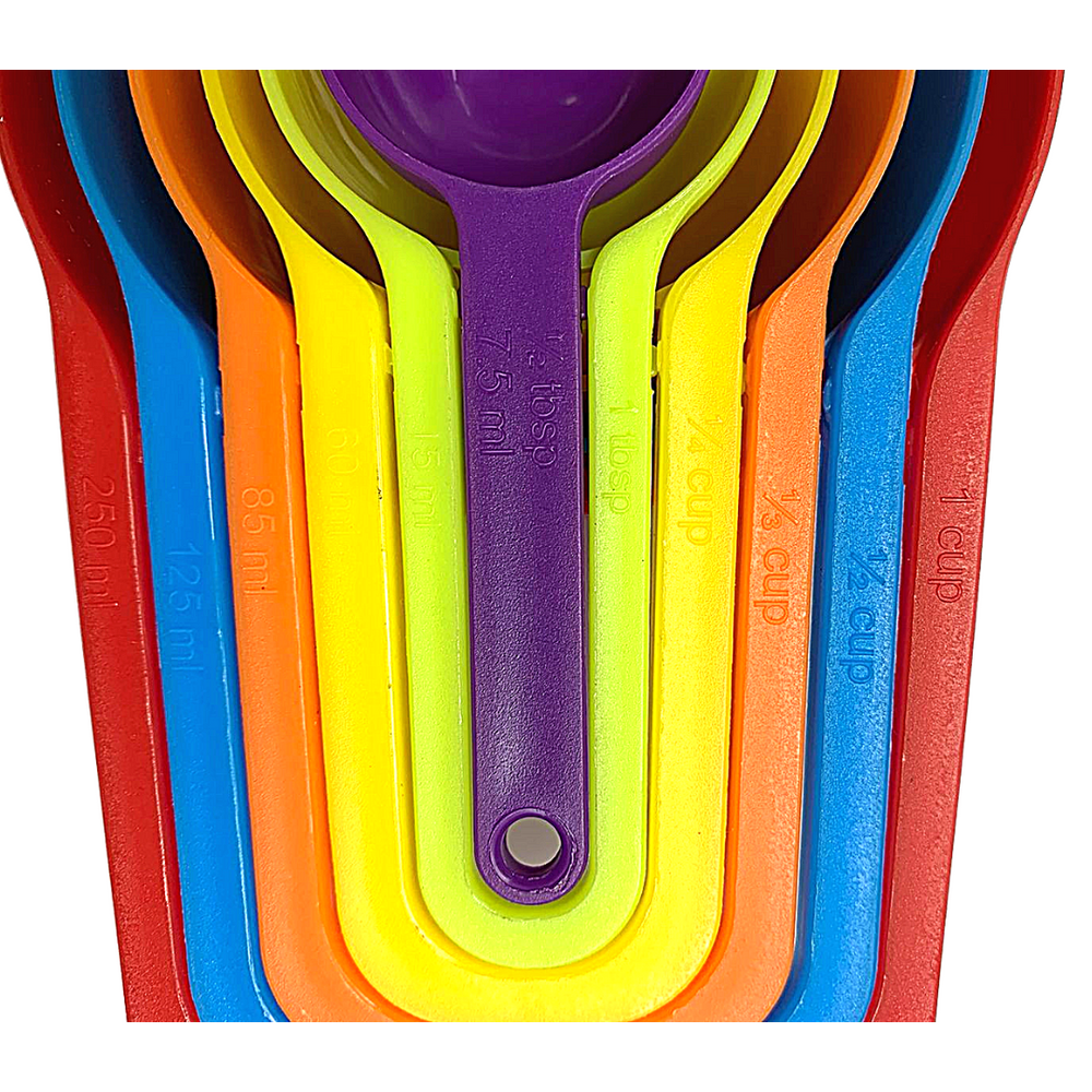 Jogo Colher De Medidas Colors Colorido 6pçs Infinite