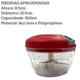 Processador De Alimentos Manual Alho Cebola 500ml Infinite