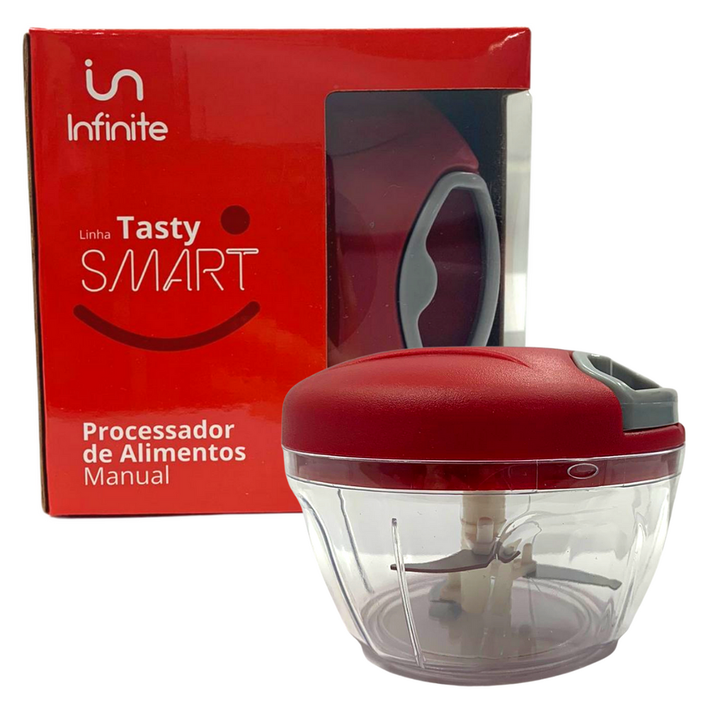 Processador De Alimentos Manual Alho Cebola 500ml Infinite