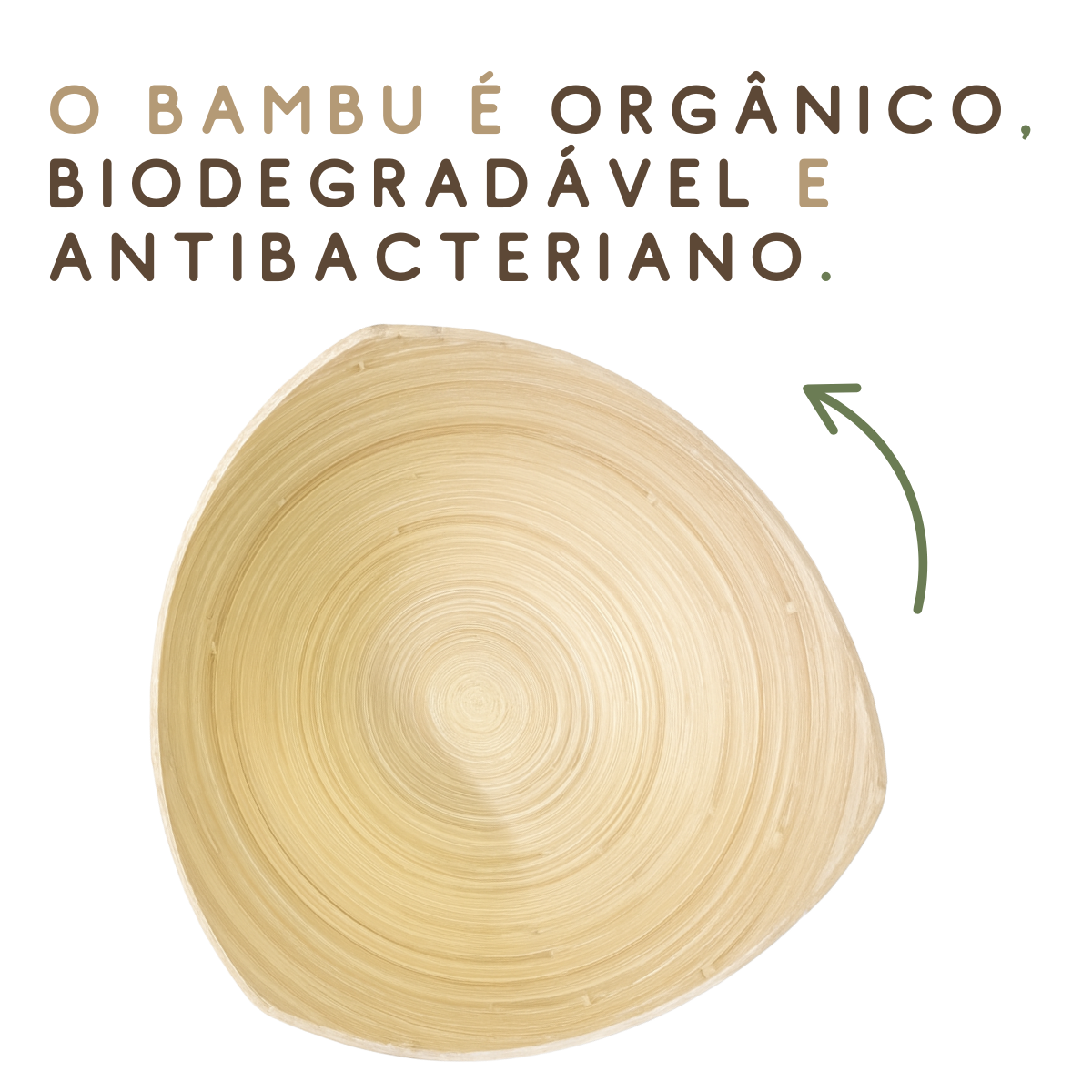 Saladeira Eco Bambu 29cm Tuut Saladeira