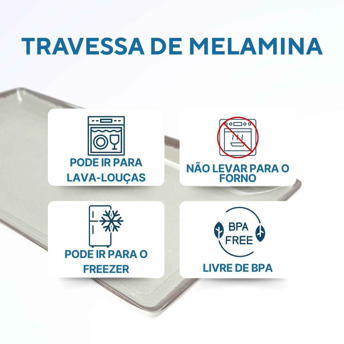 Travessa Areia Melamina - A Gourmet