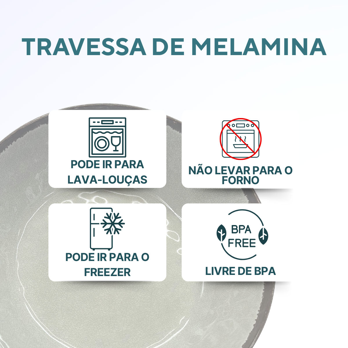 Tigela Areia Melamina - A Gourmet