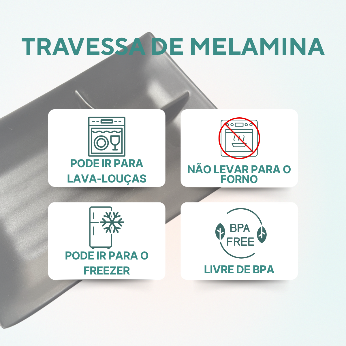Travessa prato shoyu melamina