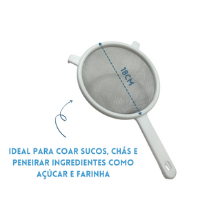Peneira Aço Inox 30cm - A Gourmet
