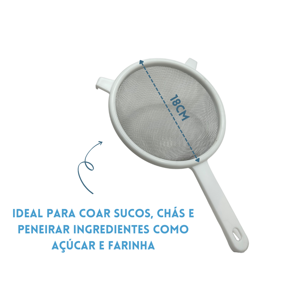 Peneira Aço Inox 30cm - A Gourmet