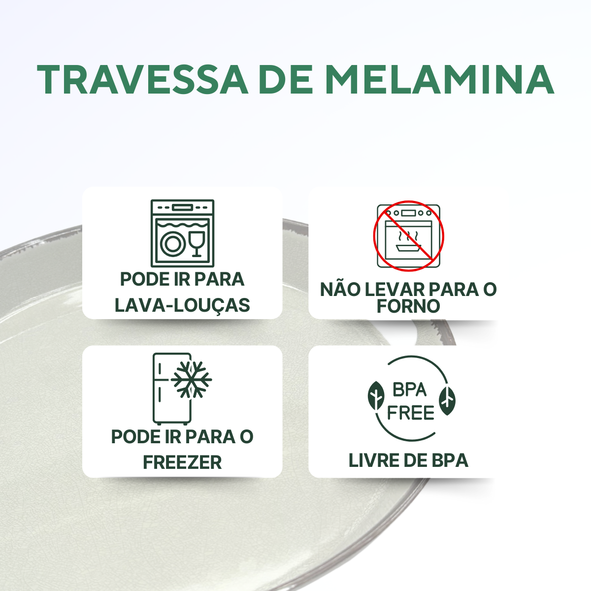 Bandeja Areia Melamina - A Gourmet