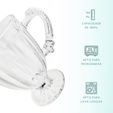 Xicara de Chá Vidro 190ml - A Gourmet
