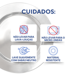 Sousplar Aço Inox 32cm