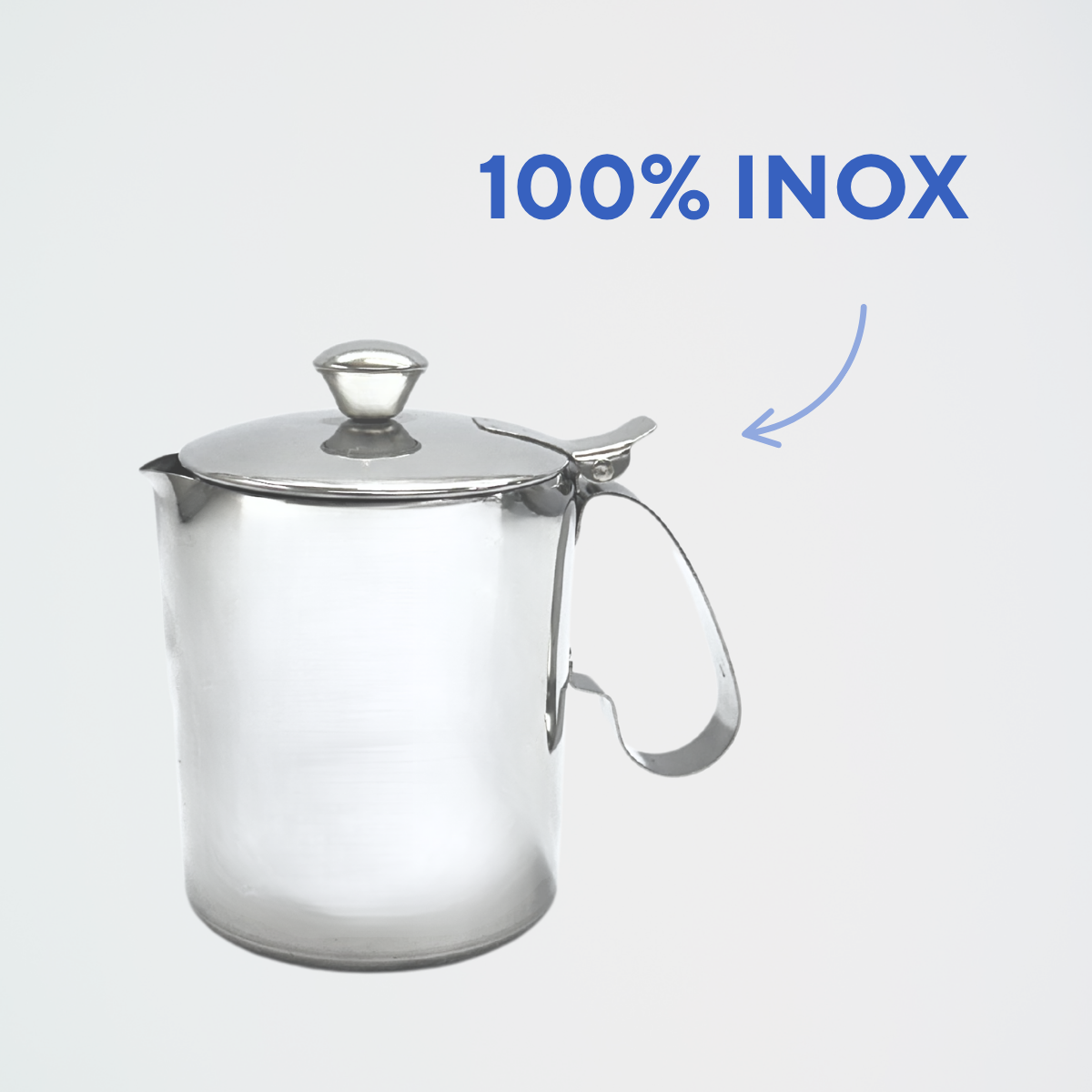 Leiteira em Aço Inox 600ml - A Gourmet