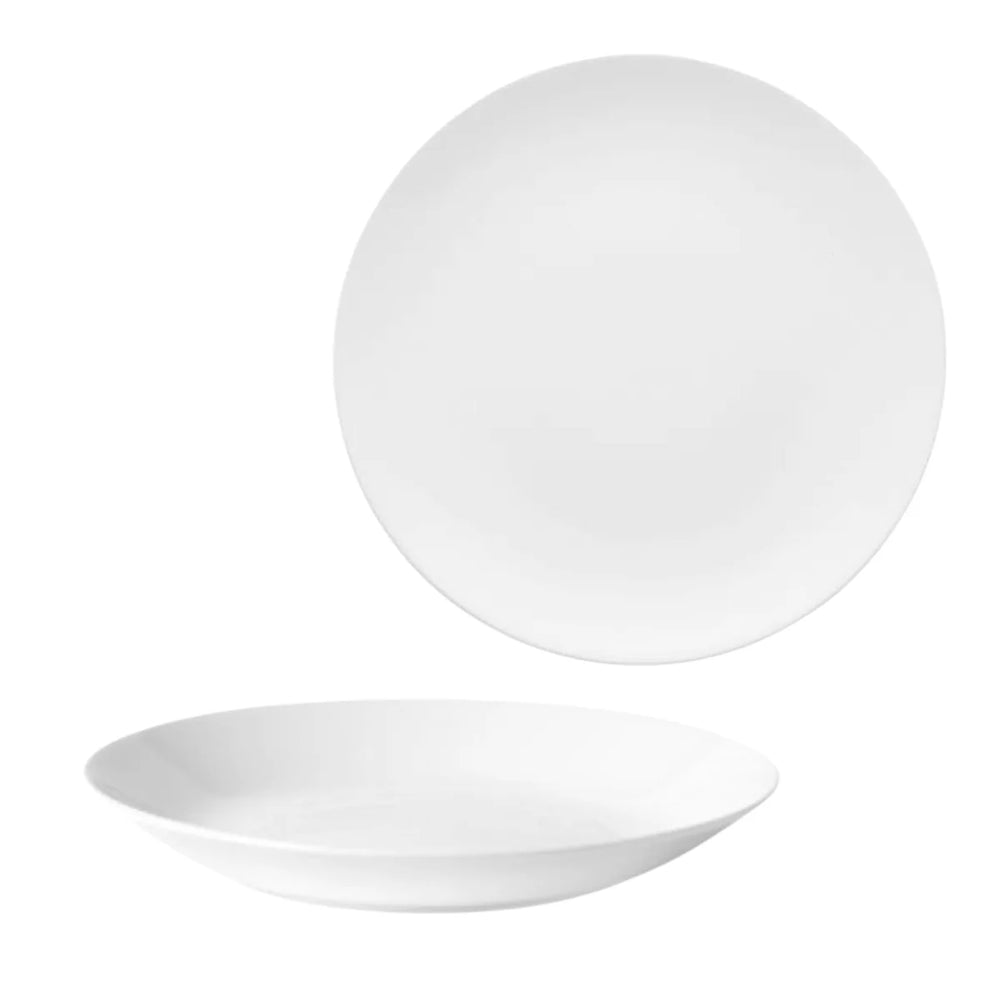 Prato Fundo Coup White Oxford Porcelana 24cm - A Gourmet