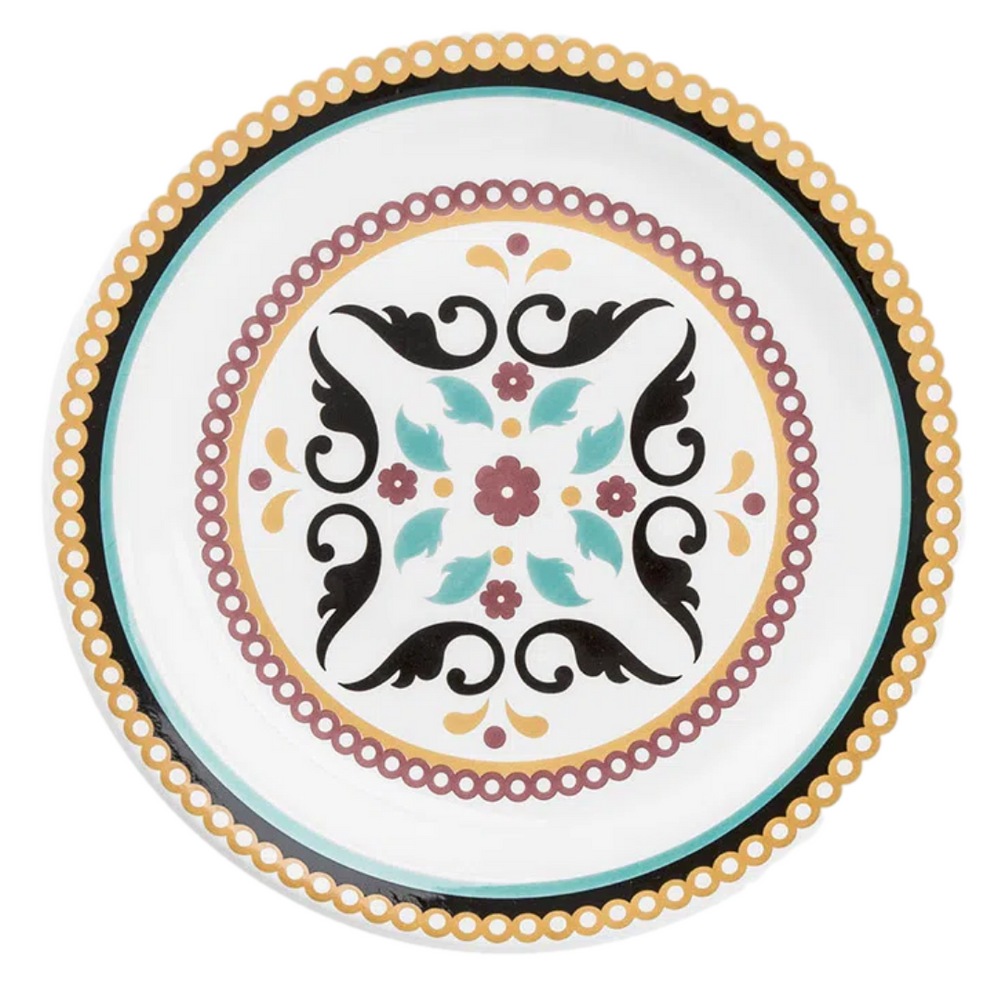 Jogo 16 Peças Porcelana Floreal Luiza em Cerâmica Oxford