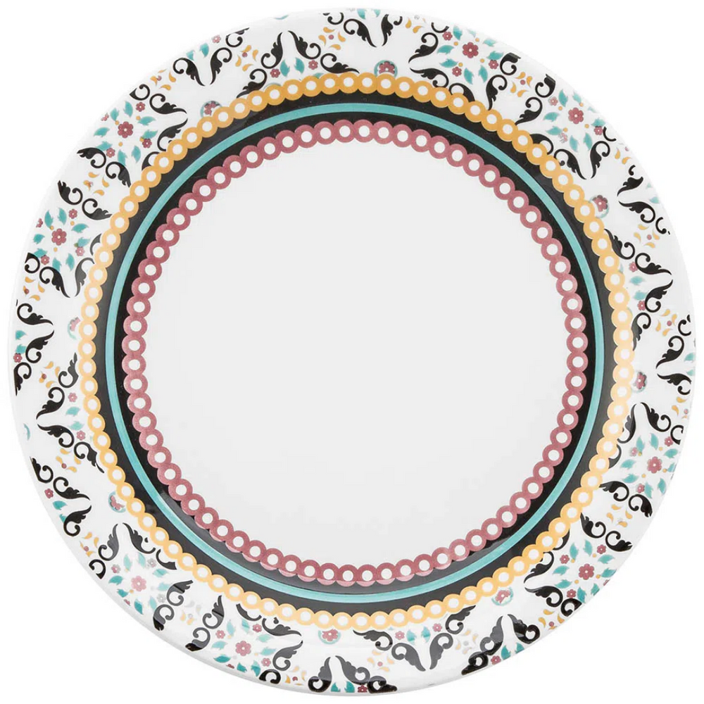 Jogo 16 Peças Porcelana Floreal Luiza em Cerâmica Oxford