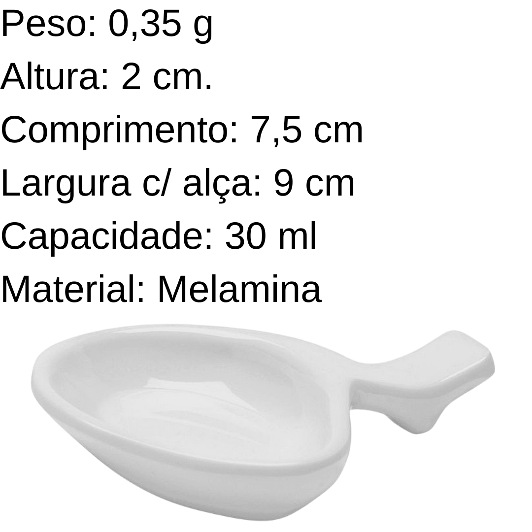 Tigela Rasa Molheira de Melamina Oxford Oxford