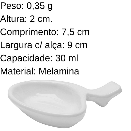 Tigela Rasa Molheira de Melamina Oxford