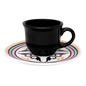 Xicara de Café Com Pires 75ml Floreal Luiza Oxford