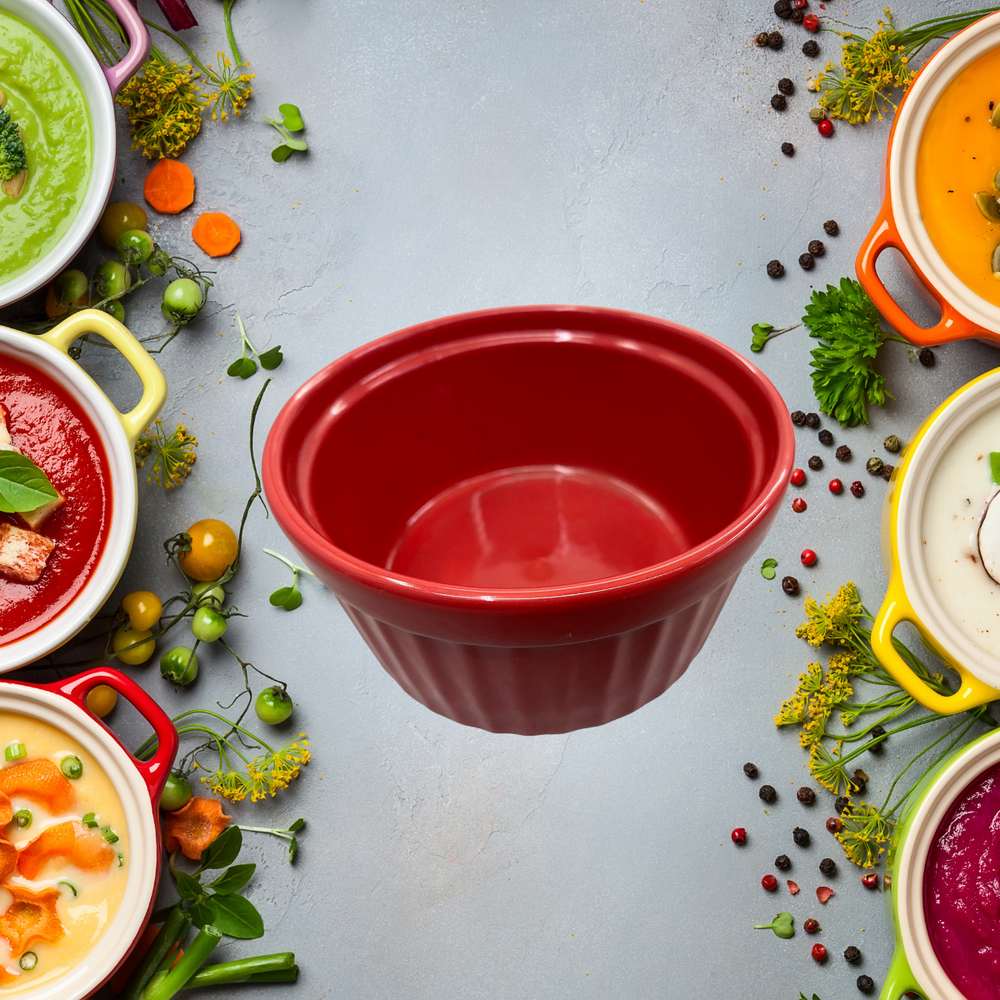 Ramekim Grande Gourmet Vermelho - A Gourmet