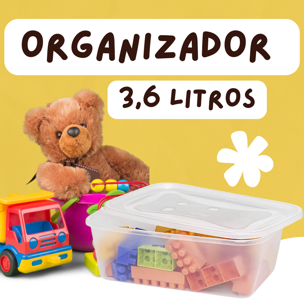 Organizador Versátil Polipropileno 3,6L Jaguar