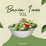 Bacia Bowl em Aço Inox 40cm