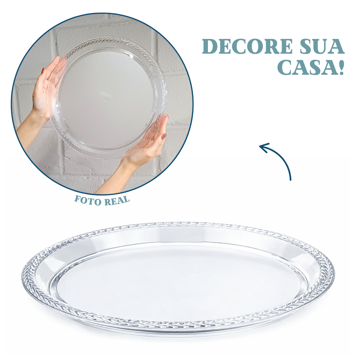 Bandeja Redonda Poliestireno